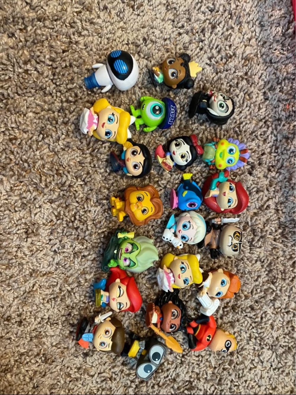 Disney Mini Character Figurine Lot - Multicolor Collectible Set